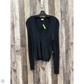 Top Long Sleeve By Abercrombie And Fitch In Black, Size: L