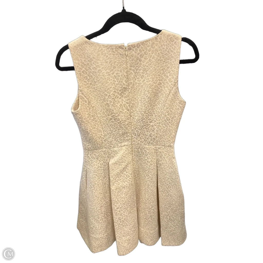 Dress Party Short By Banana Republic In Gold & White, Size: 2