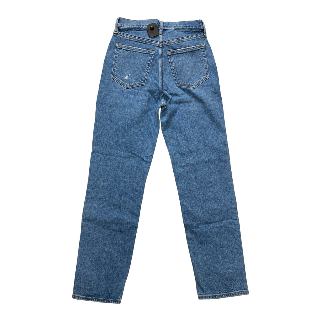 Jeans Straight By Abercrombie And Fitch In Blue Denim, Size:2