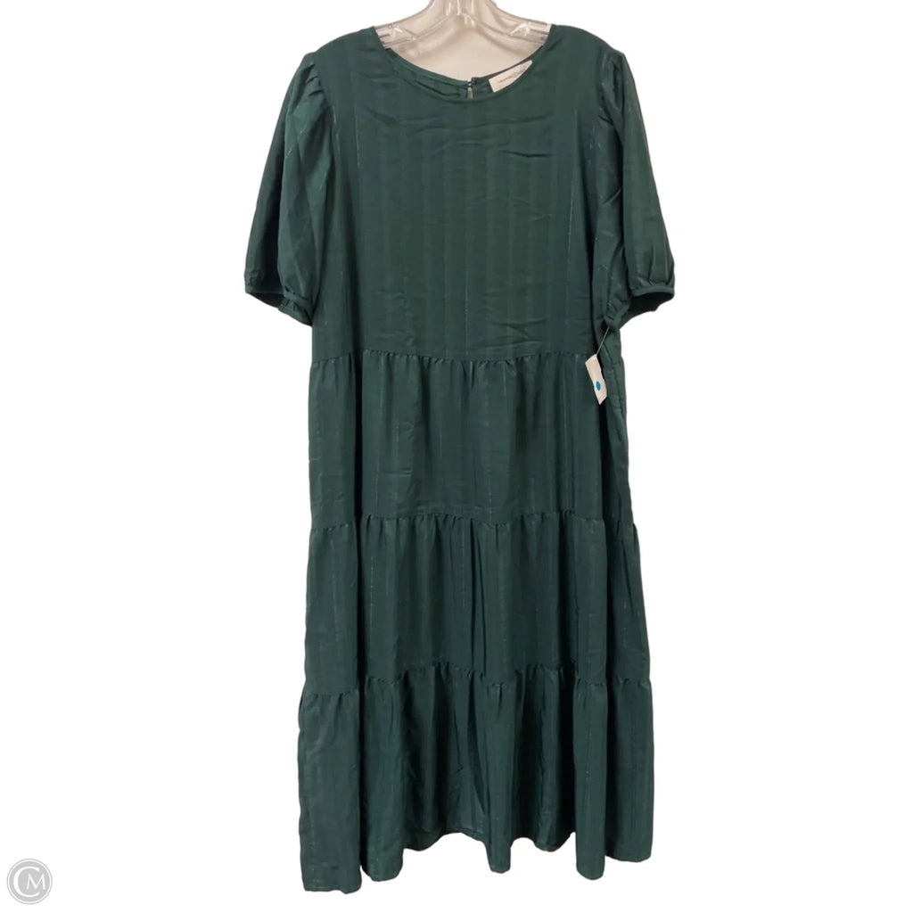 Dress Casual Maxi By Treasure And Bond In Green, Size: Xl