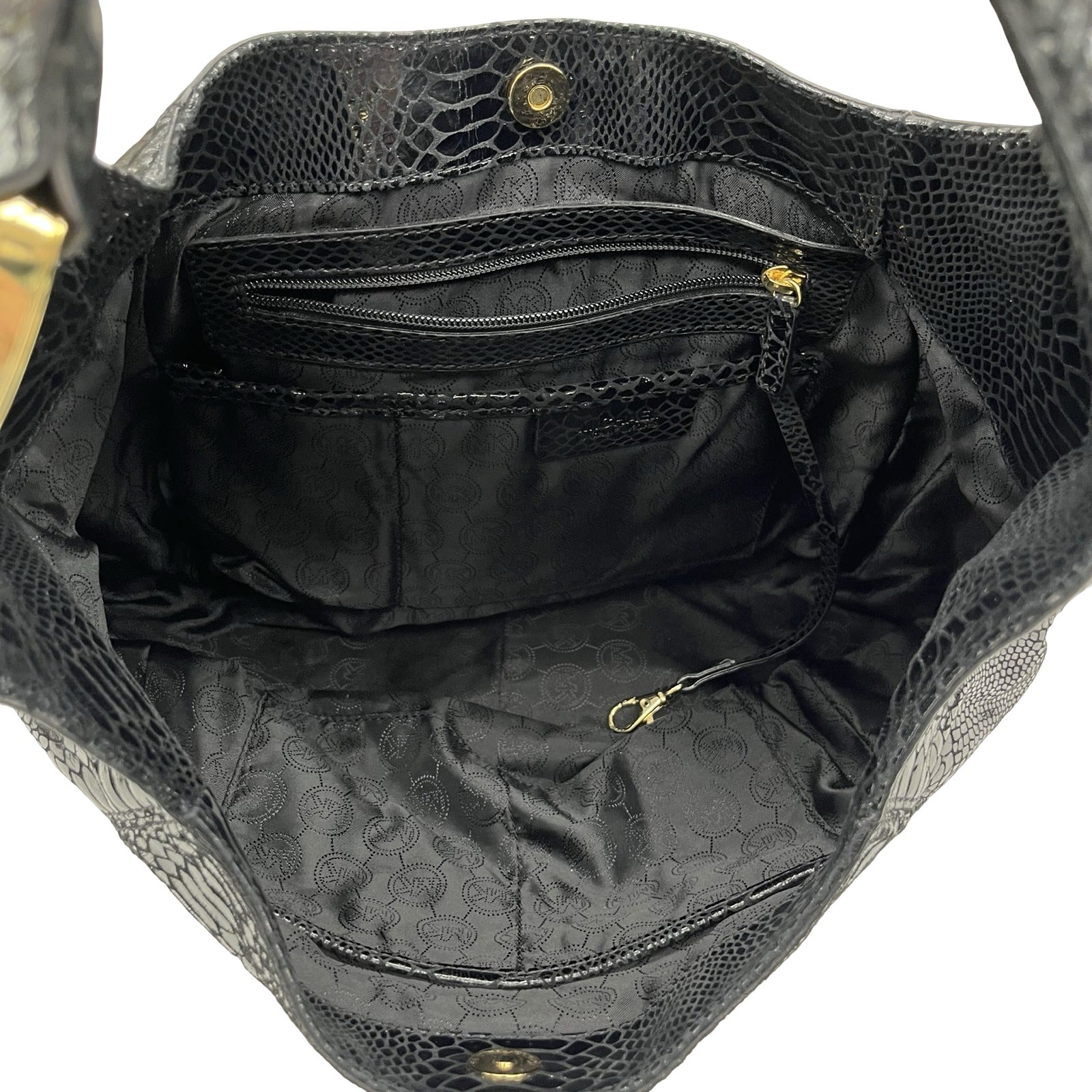 Handbag Designer By Michael Kors In Black, Size:Medium