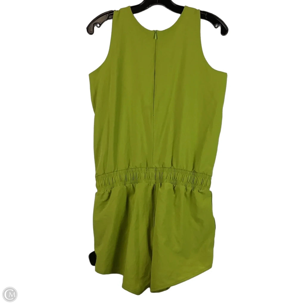 Athletic Romper By Albion In Chartreuse, Size: S