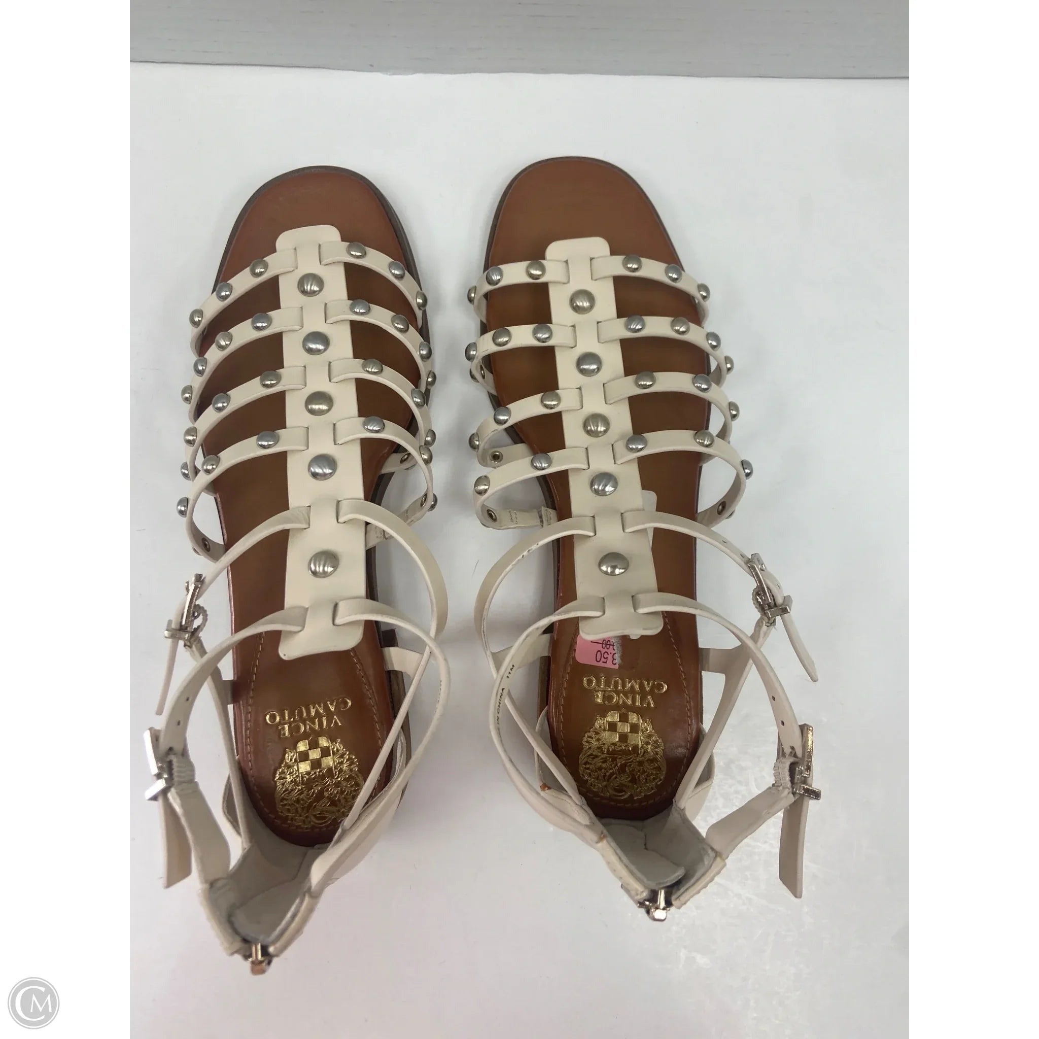 Sandals Flats By Vince Camuto In Cream, Size: 11