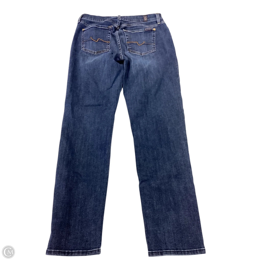 Jeans Skinny By 7 For All Mankind In Navy, Size: 0