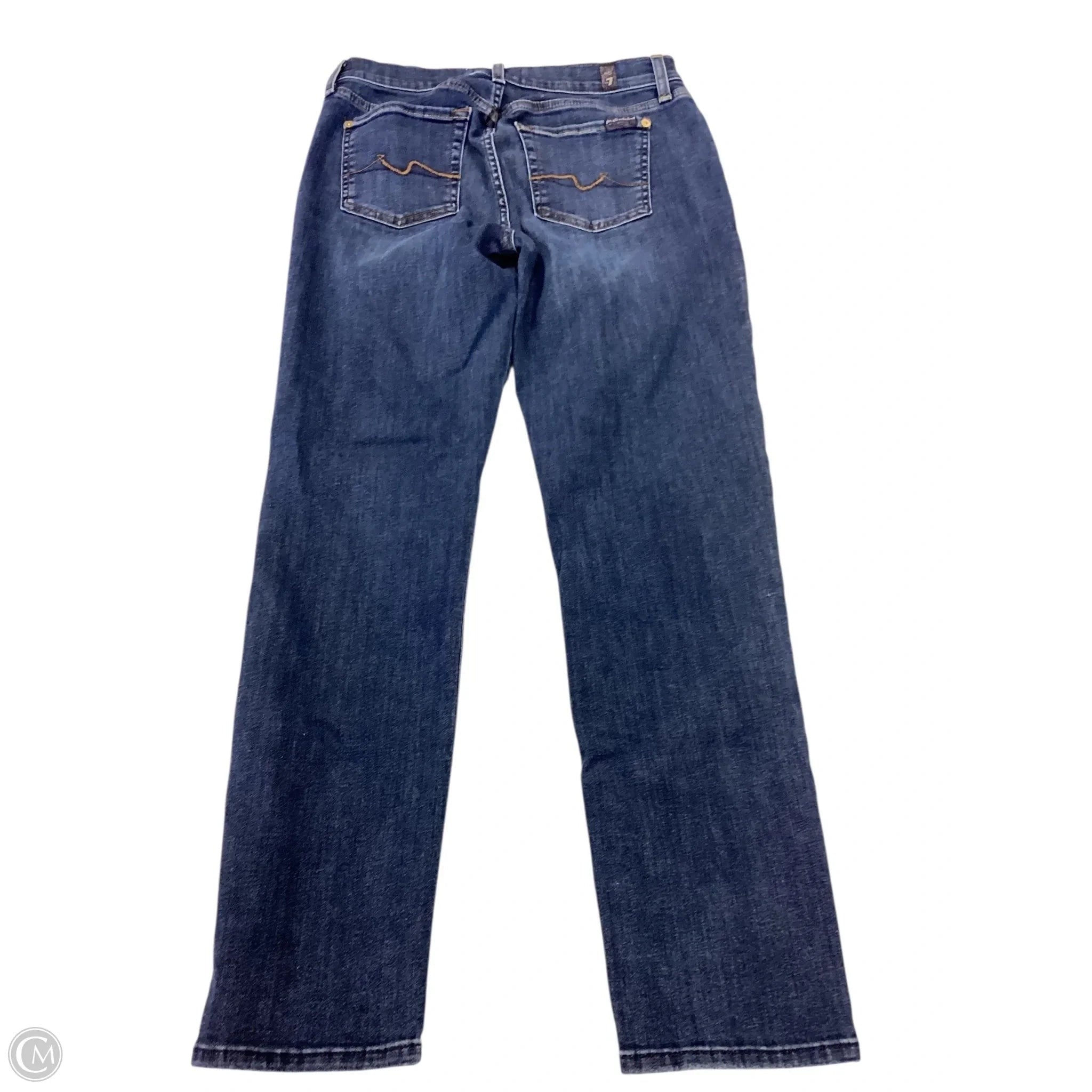 Jeans Skinny By 7 For All Mankind In Navy, Size: 0