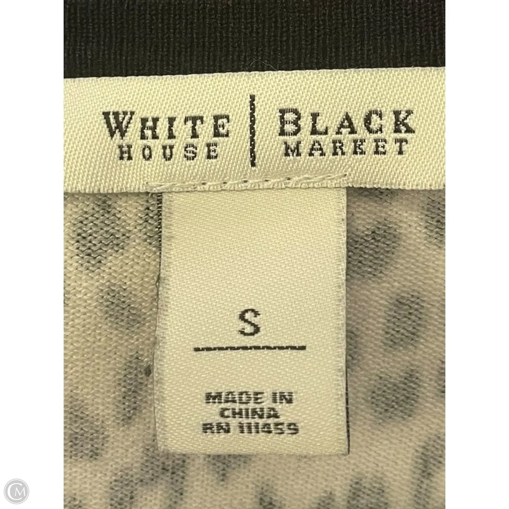 Cardigan By White House Black Market In Animal Print, Size: S