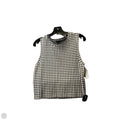 Top Sleeveless By Theory In Black & White, Size: M