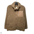 Jacket Fleece By Abercrombie And Fitch In Tan, Size: M