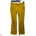 Flared Pants Corduroy By Pilcro In Yellow, Size: 2/26