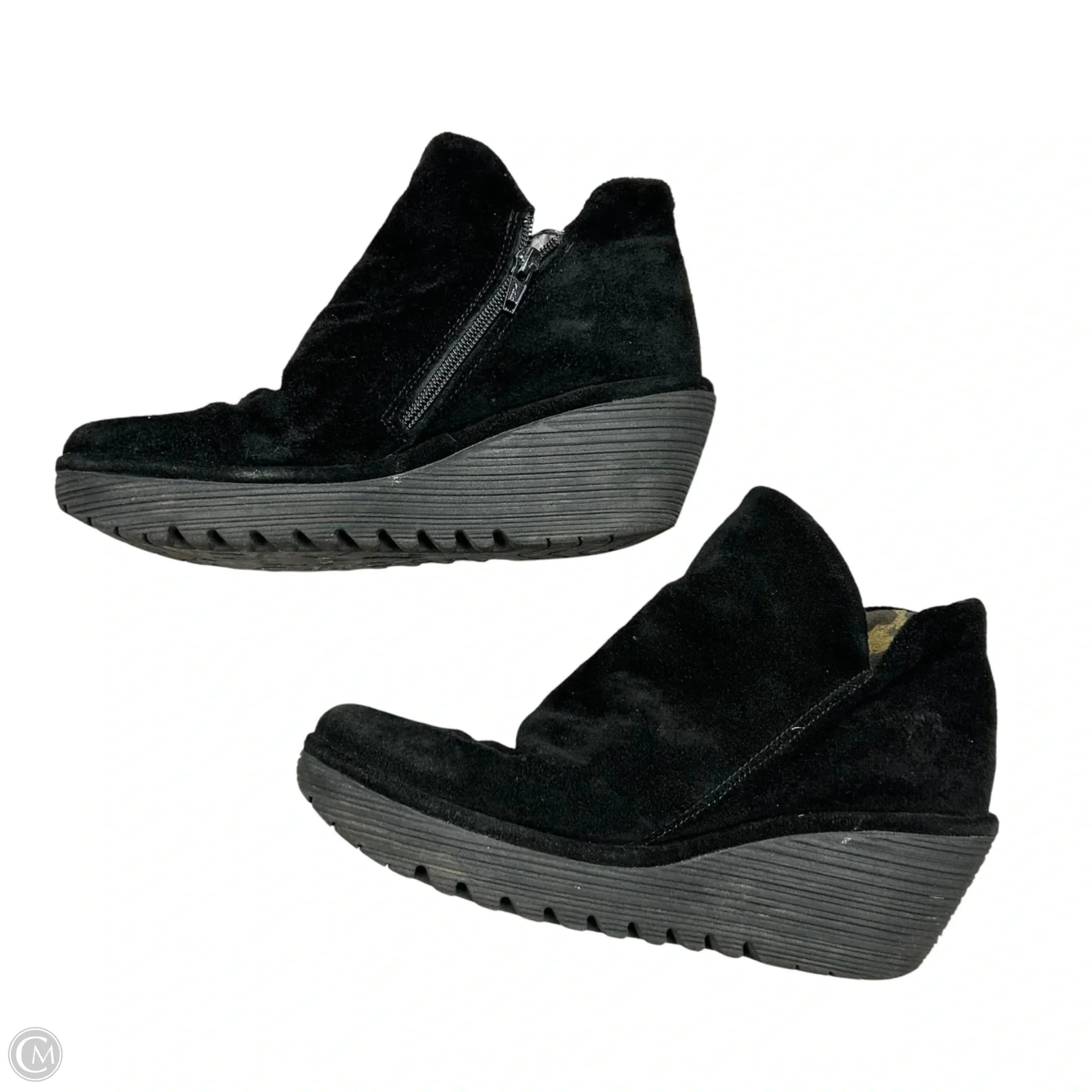 Boots Ankle Heels By Fly London In Black, Size: 8.5