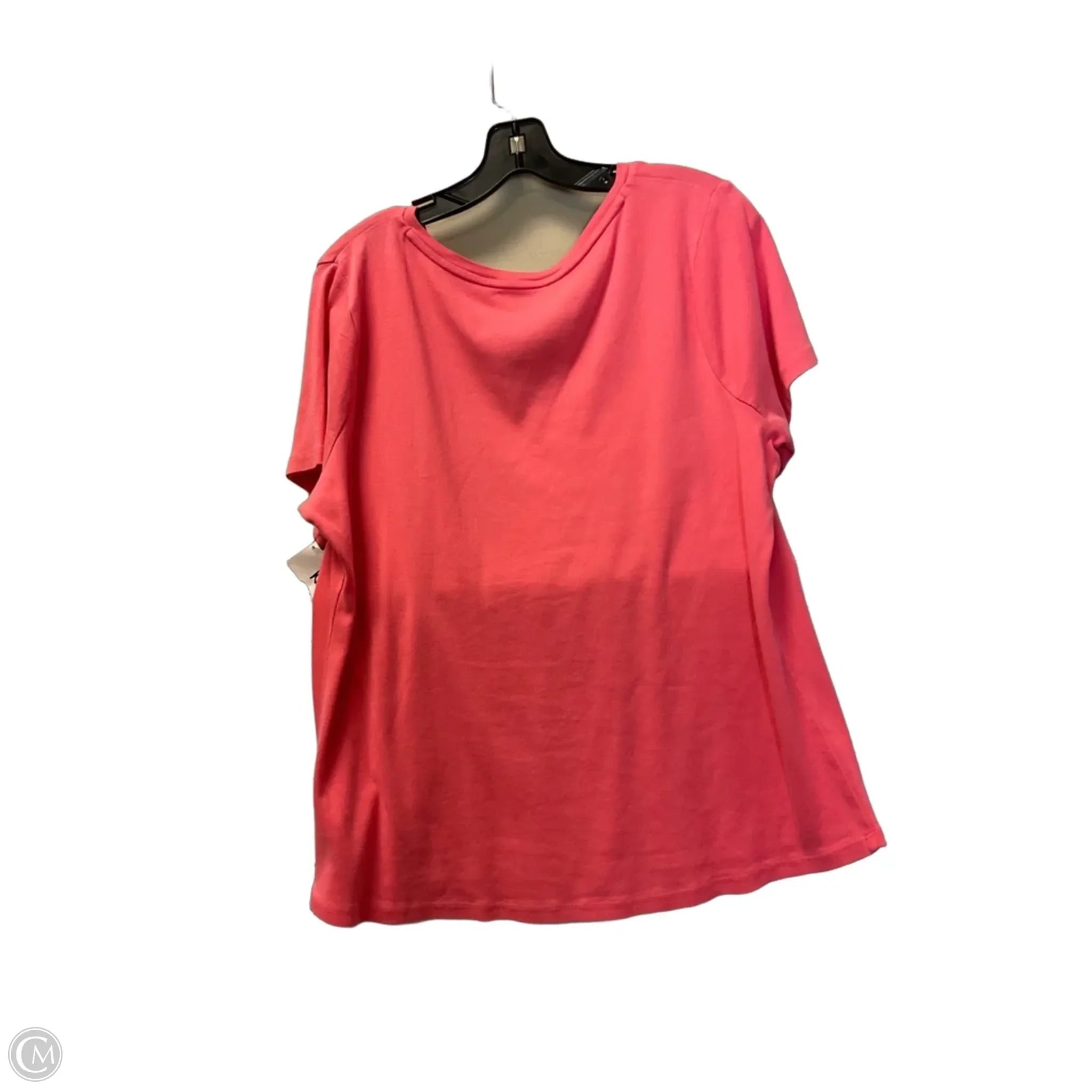 Top Short Sleeve Basic By Crown And Ivy In Pink, Size: 2x