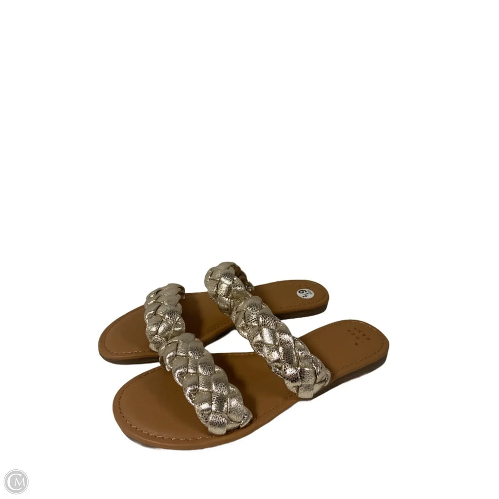 Sandals Flats By A New Day In Gold, Size: 6.5