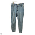 Jeans Straight By Abercrombie And Fitch In Blue Denim, Size: 14