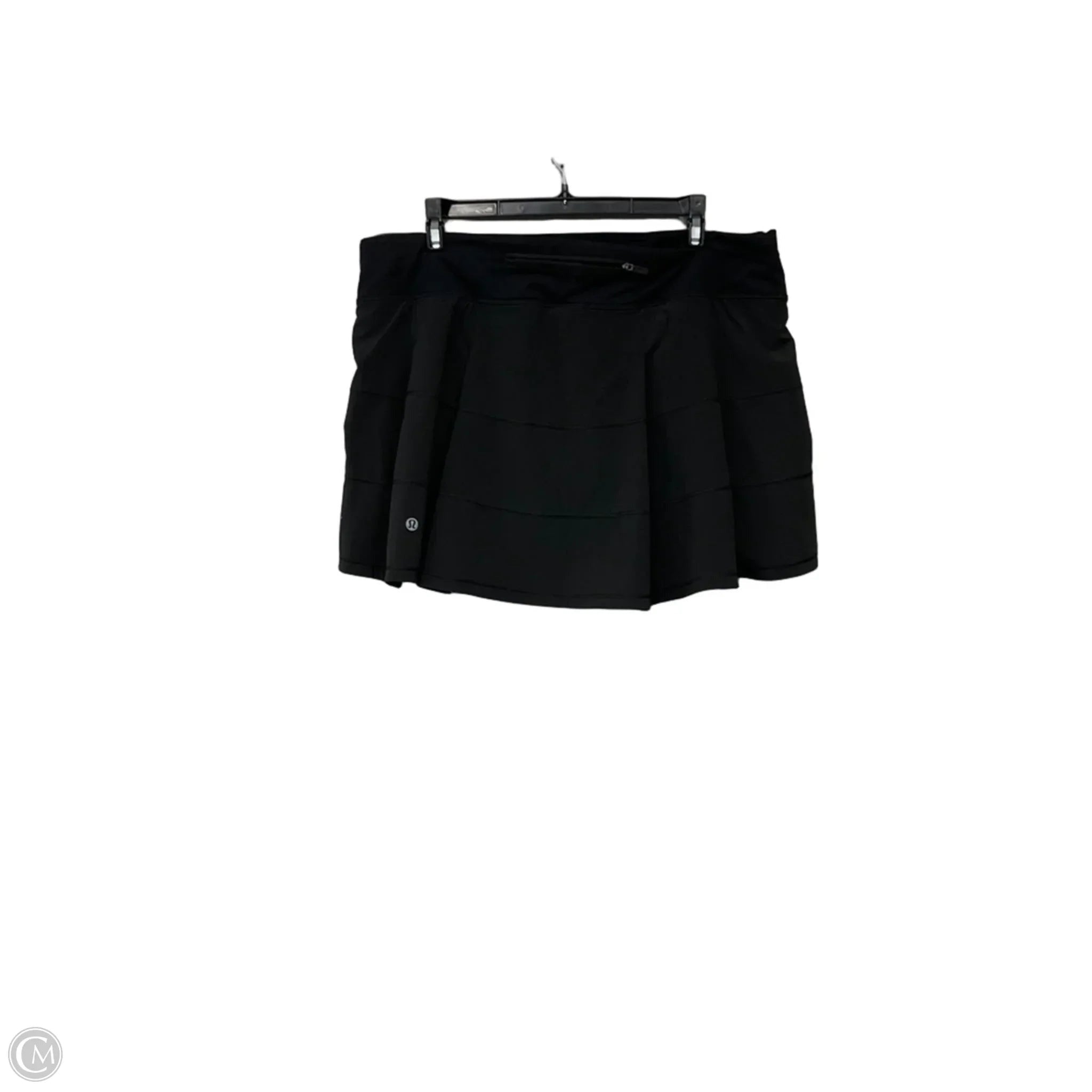 Athletic Skort By Lululemon In Black, Size: 12
