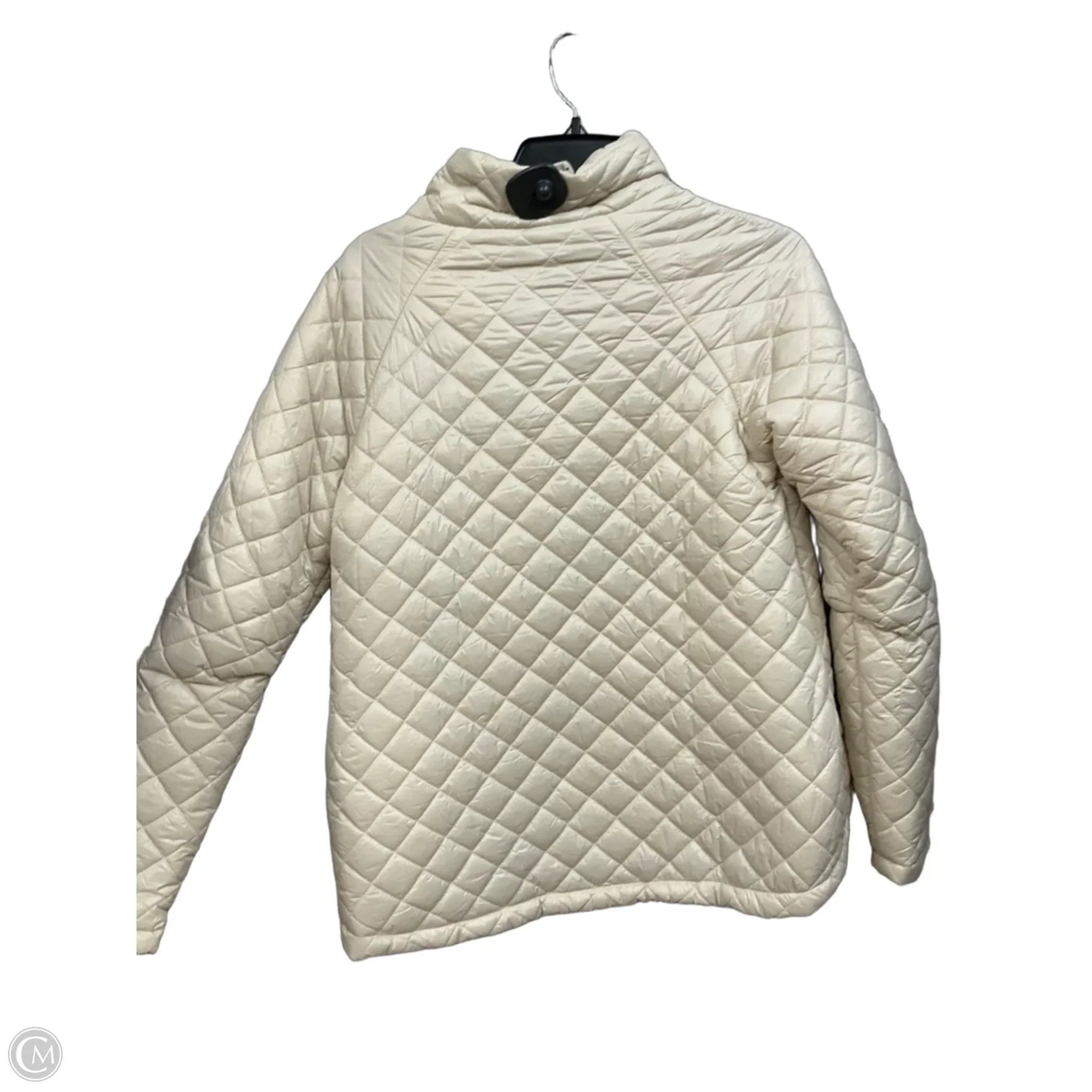 Jacket Puffer & Quilted By Kyodan In Cream, Size: M