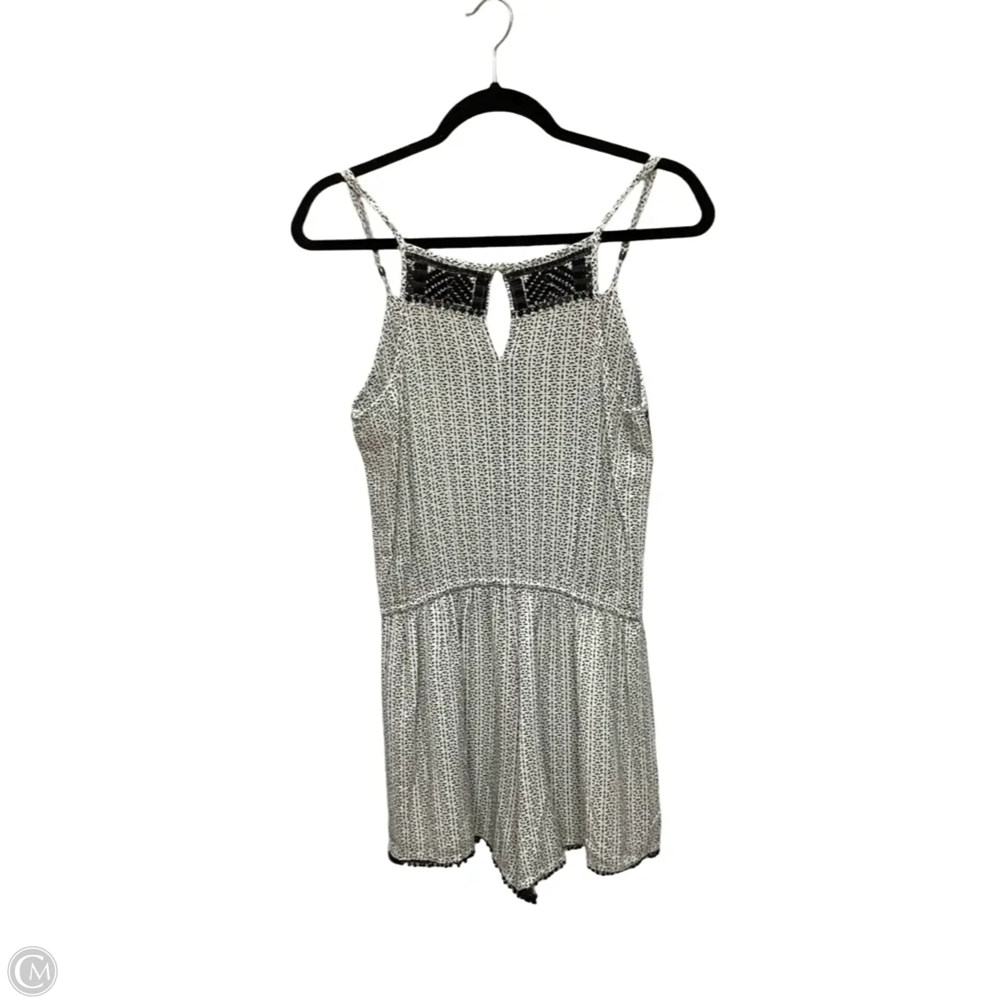 Romper By American Eagle In Black & White, Size: S