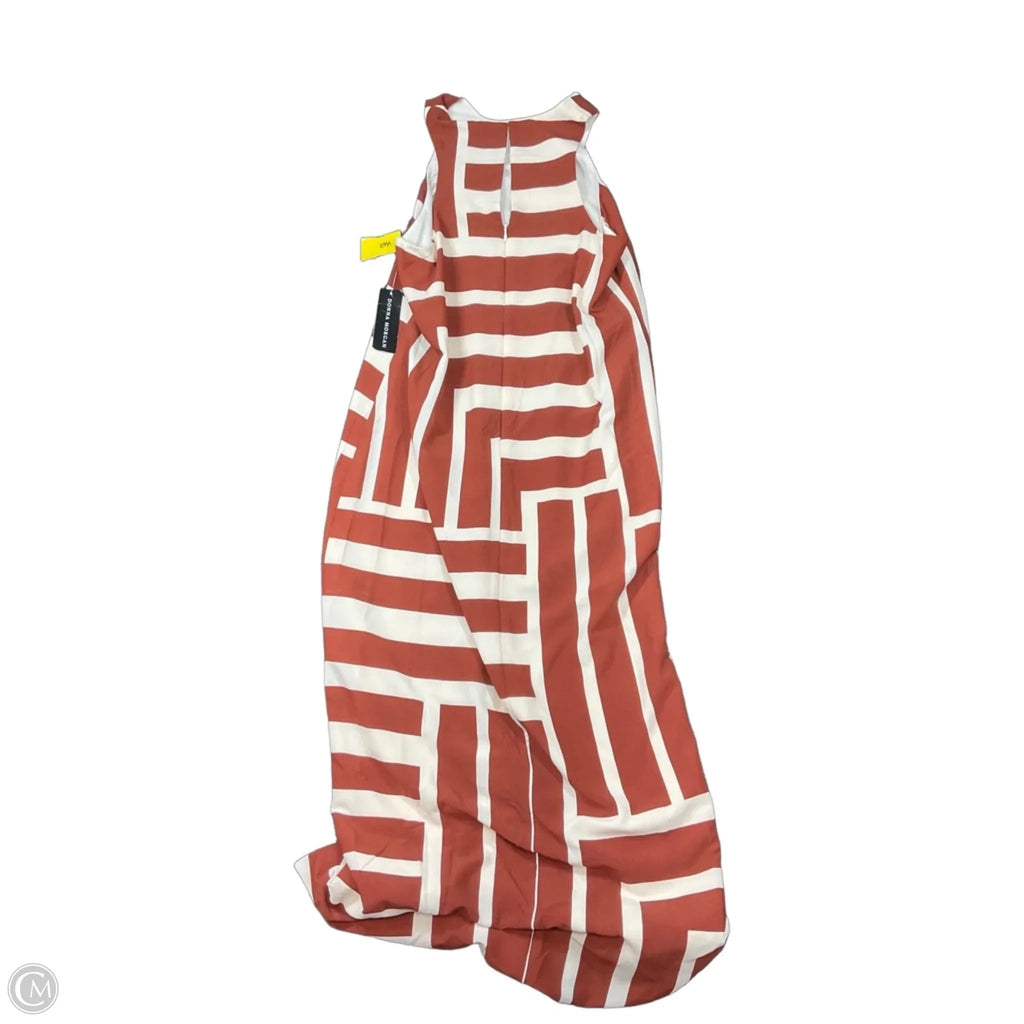 Dress Casual Midi By Donna Morgan In Orange, Size: 8