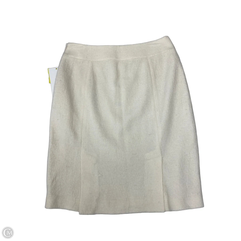 Skirt Mini & Short By Banana Republic In Cream, Size: 6p