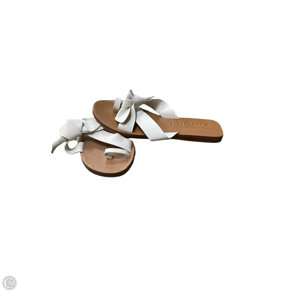 Sandals Flats By Antonio Melani In Cream, Size: 7