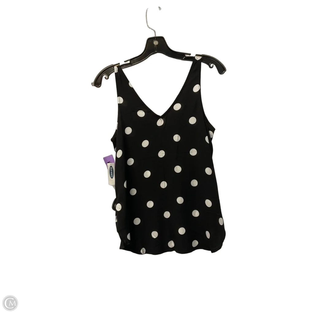 Top Sleeveless By Old Navy In Polkadot Pattern, Size: Xs
