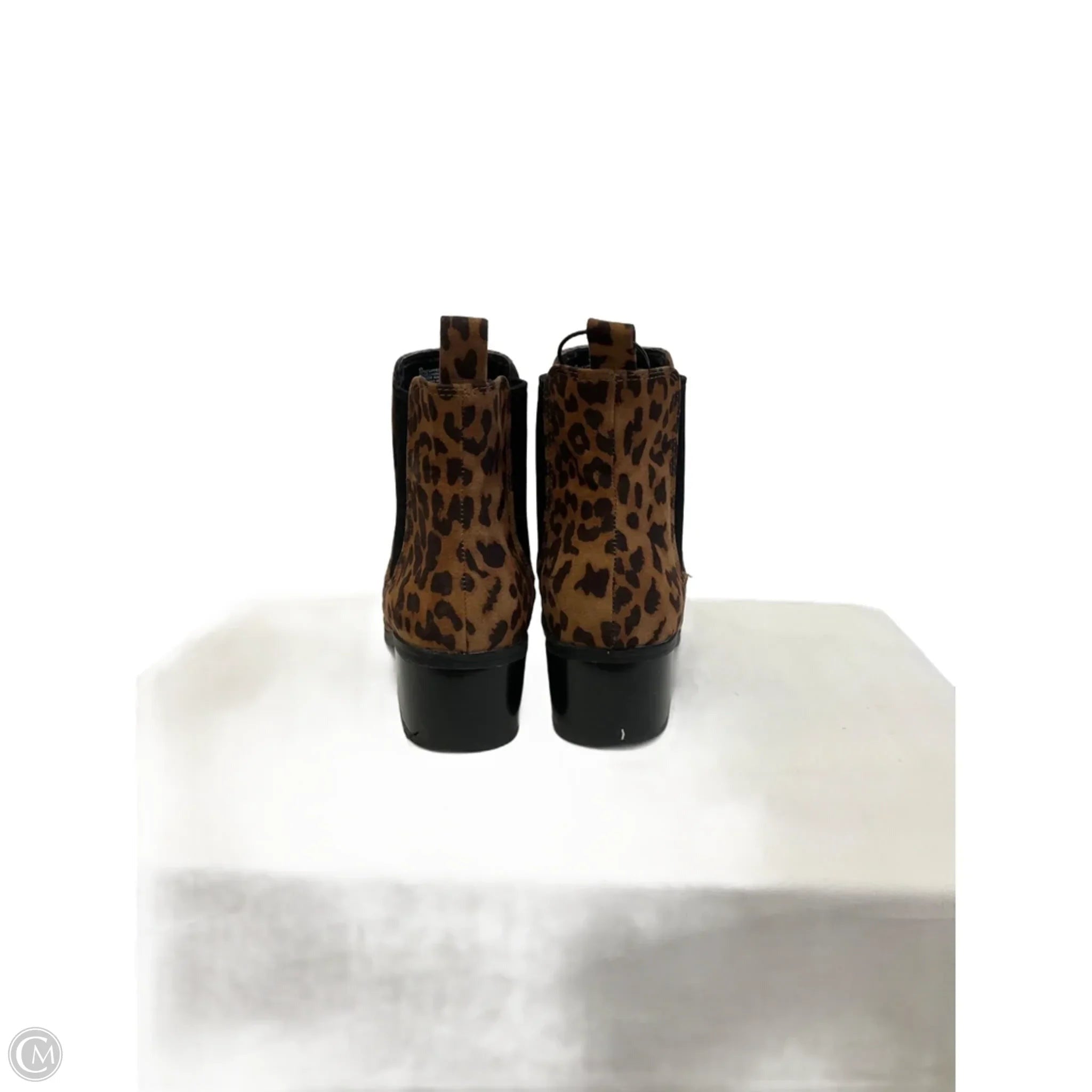 Boots Ankle Heels By A New Day In Animal Print, Size: 6.5