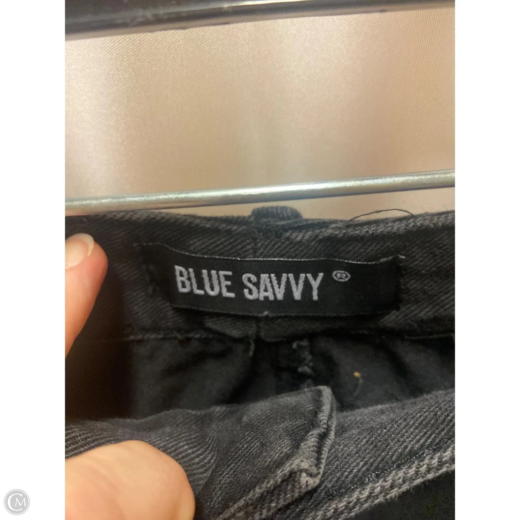 Shorts By Clothes Mentor In Black Denim, Size: 12