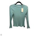 Top Long Sleeve Basic By A New Day In Green, Size: S