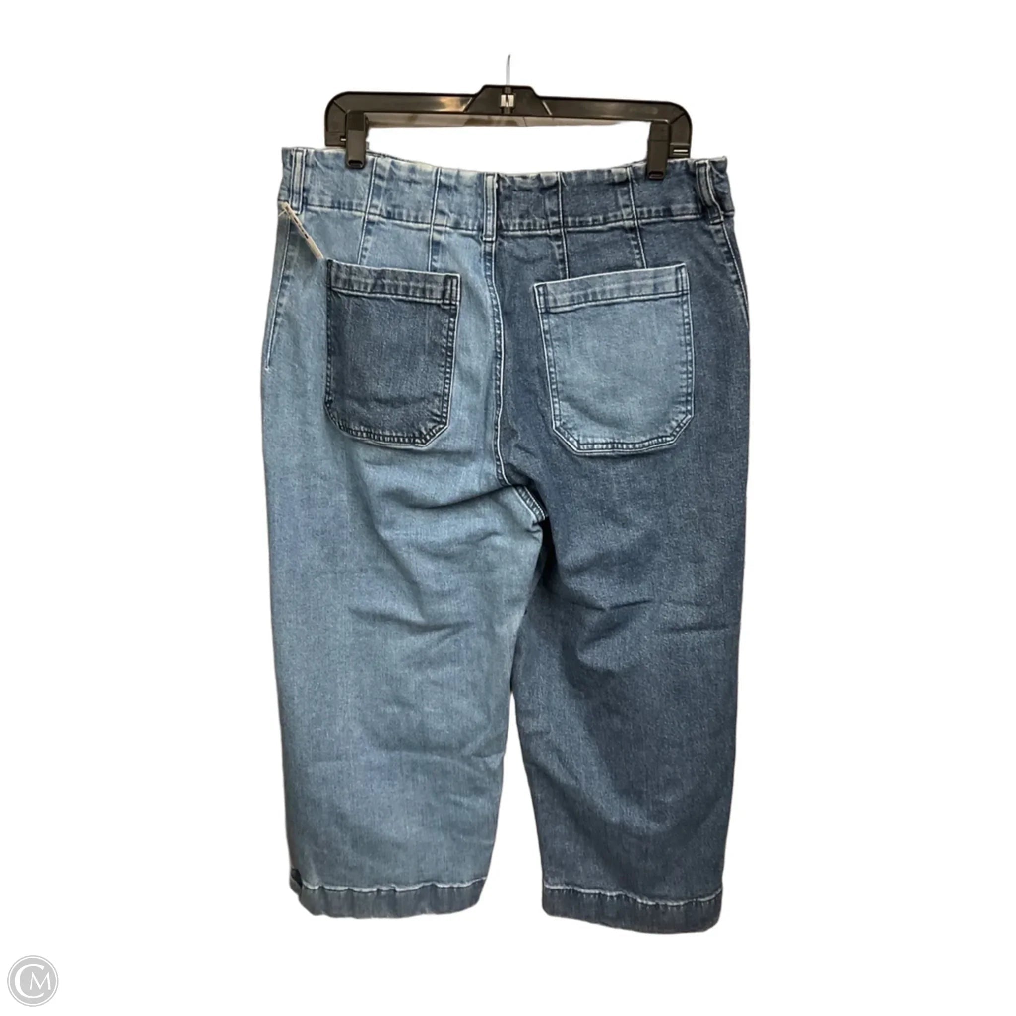Jeans Wide Leg By Maeve In Blue Denim, Size: 18