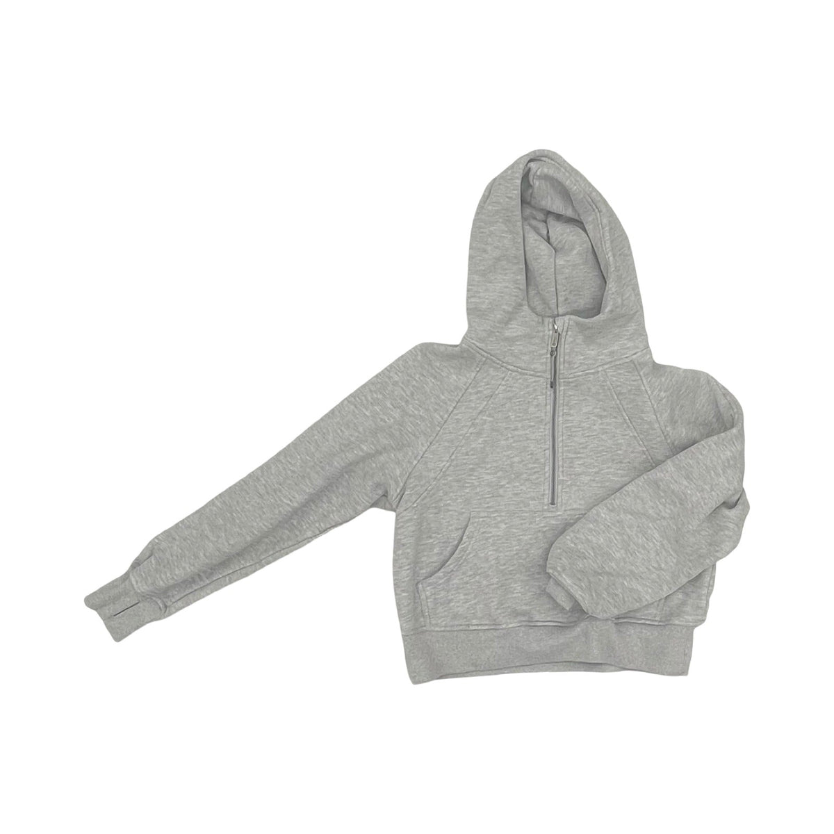 Sweatshirt Hoodie By Trendy Queen In Grey, Size:S