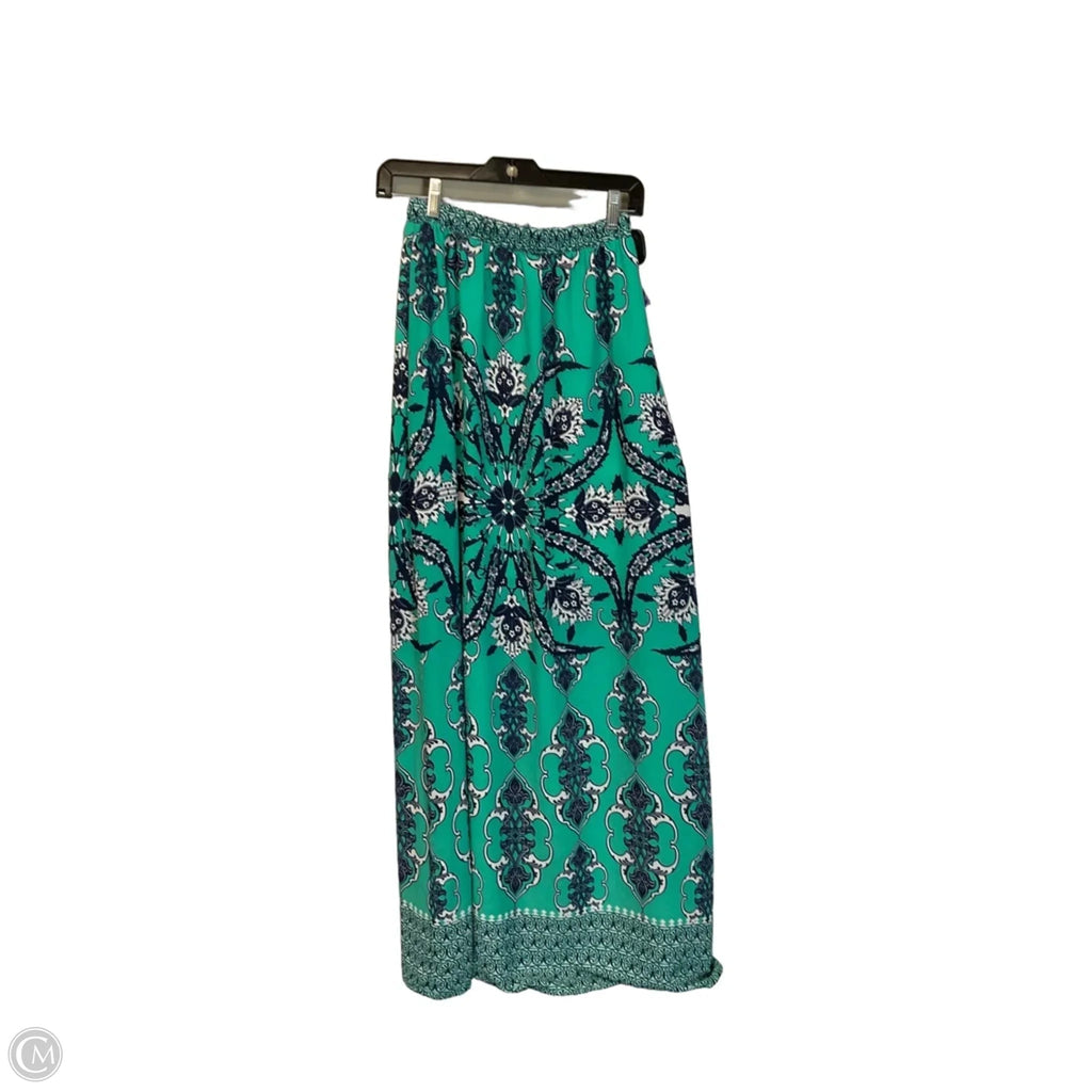 Skirt Maxi By Peach Love Cream California In Green, Size: S