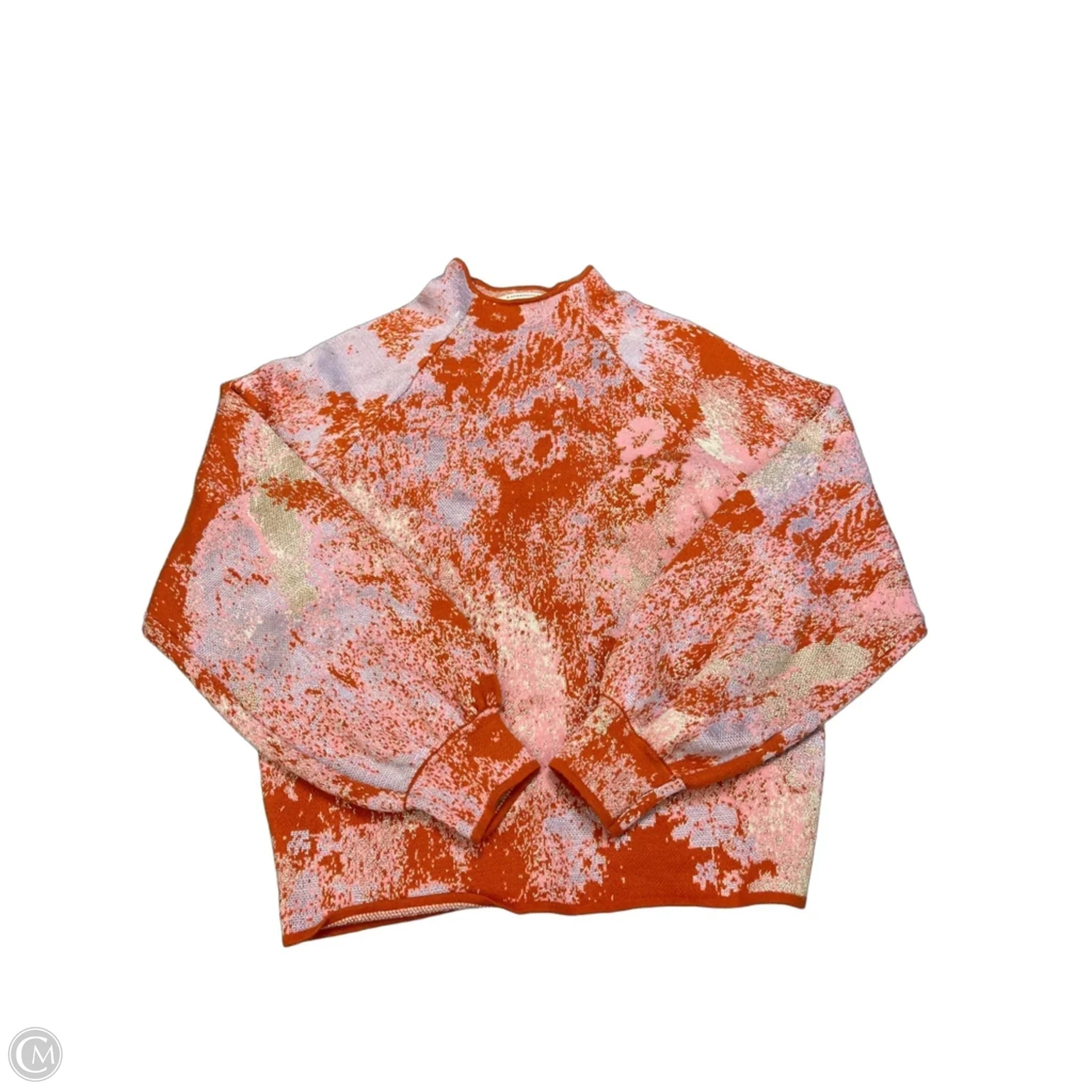 Sweater By Anthropologie In Orange, Size: S