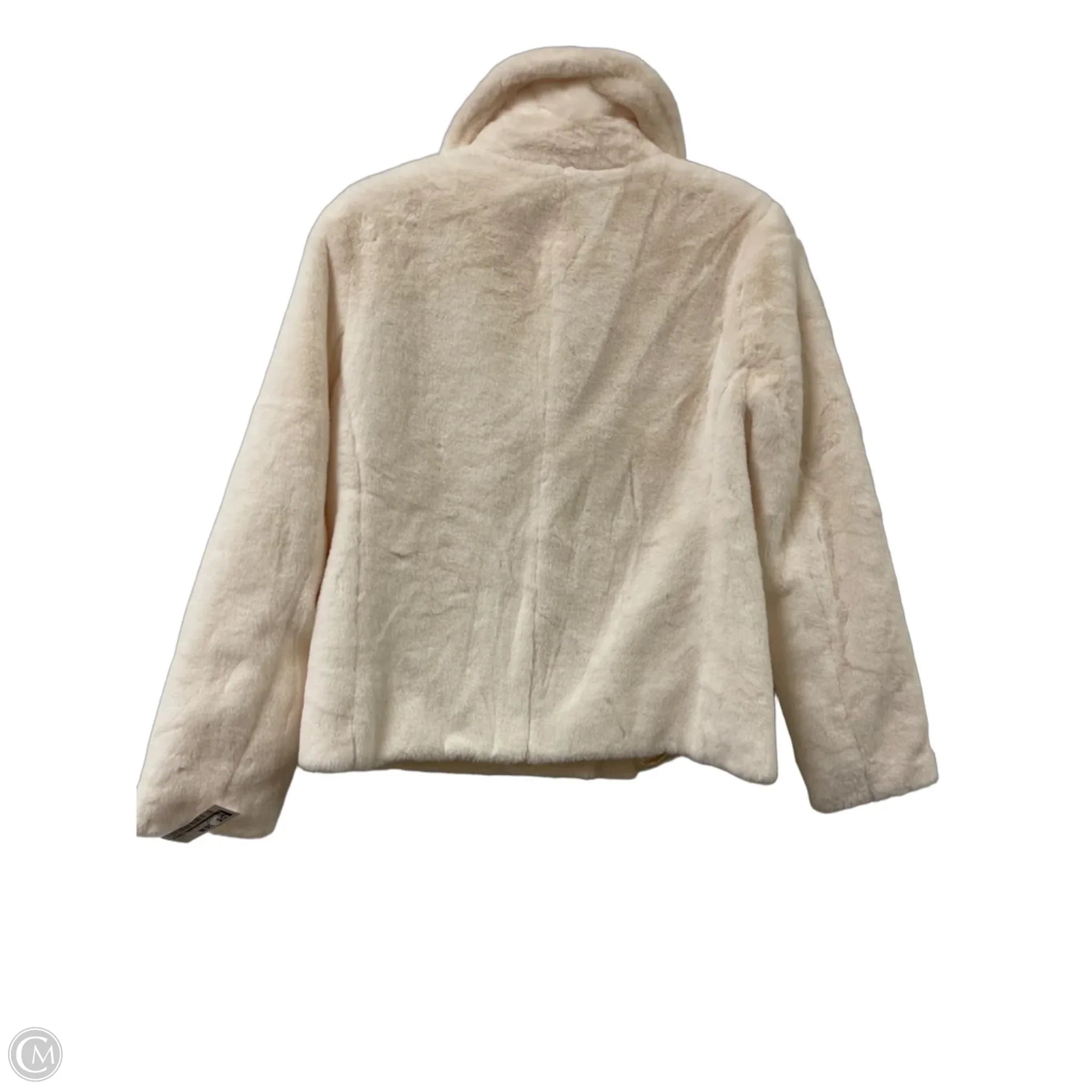Jacket Faux Fur & Sherpa By J. Crew In Cream, Size: Xs