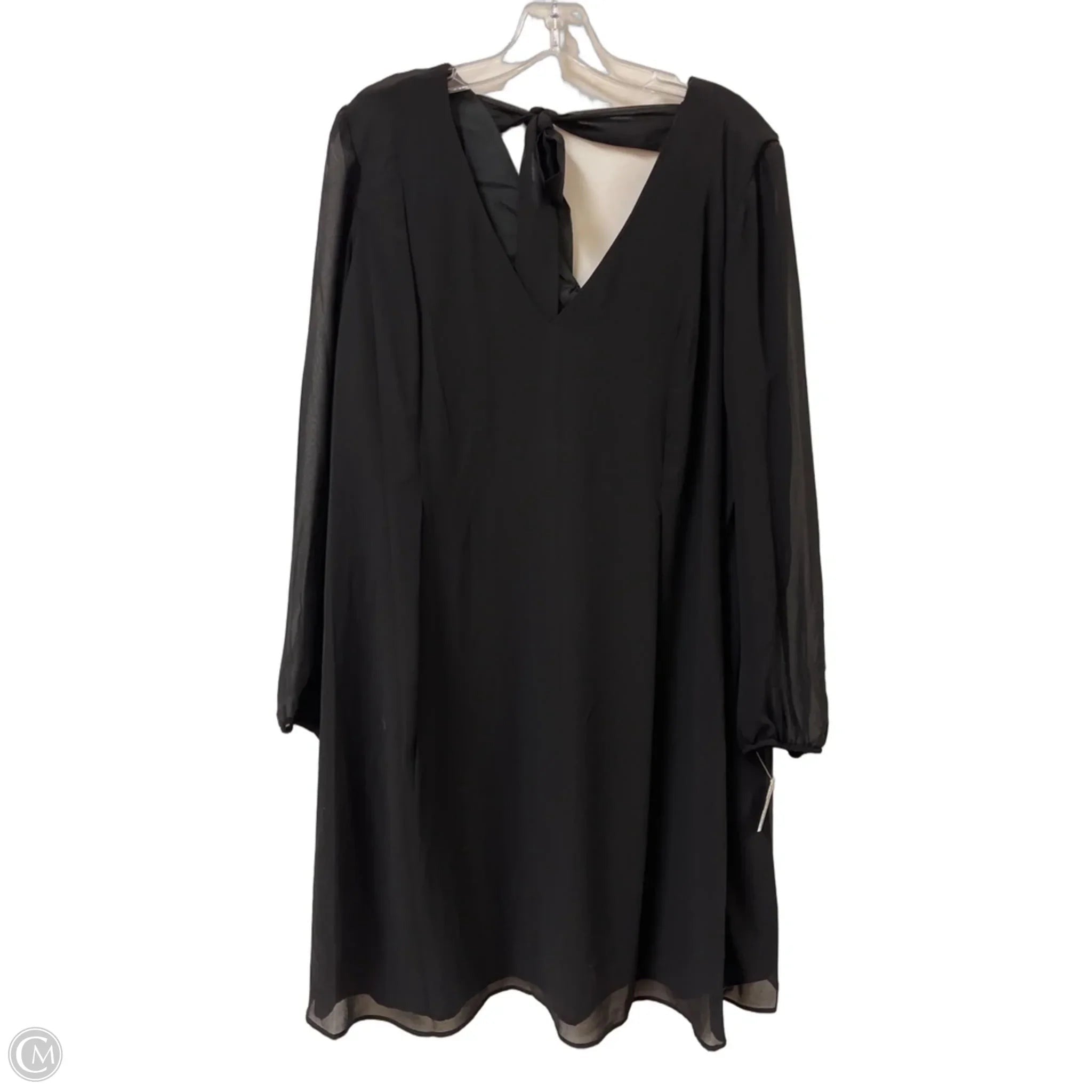 Dress Casual Midi By Inc In Black, Size: Xl