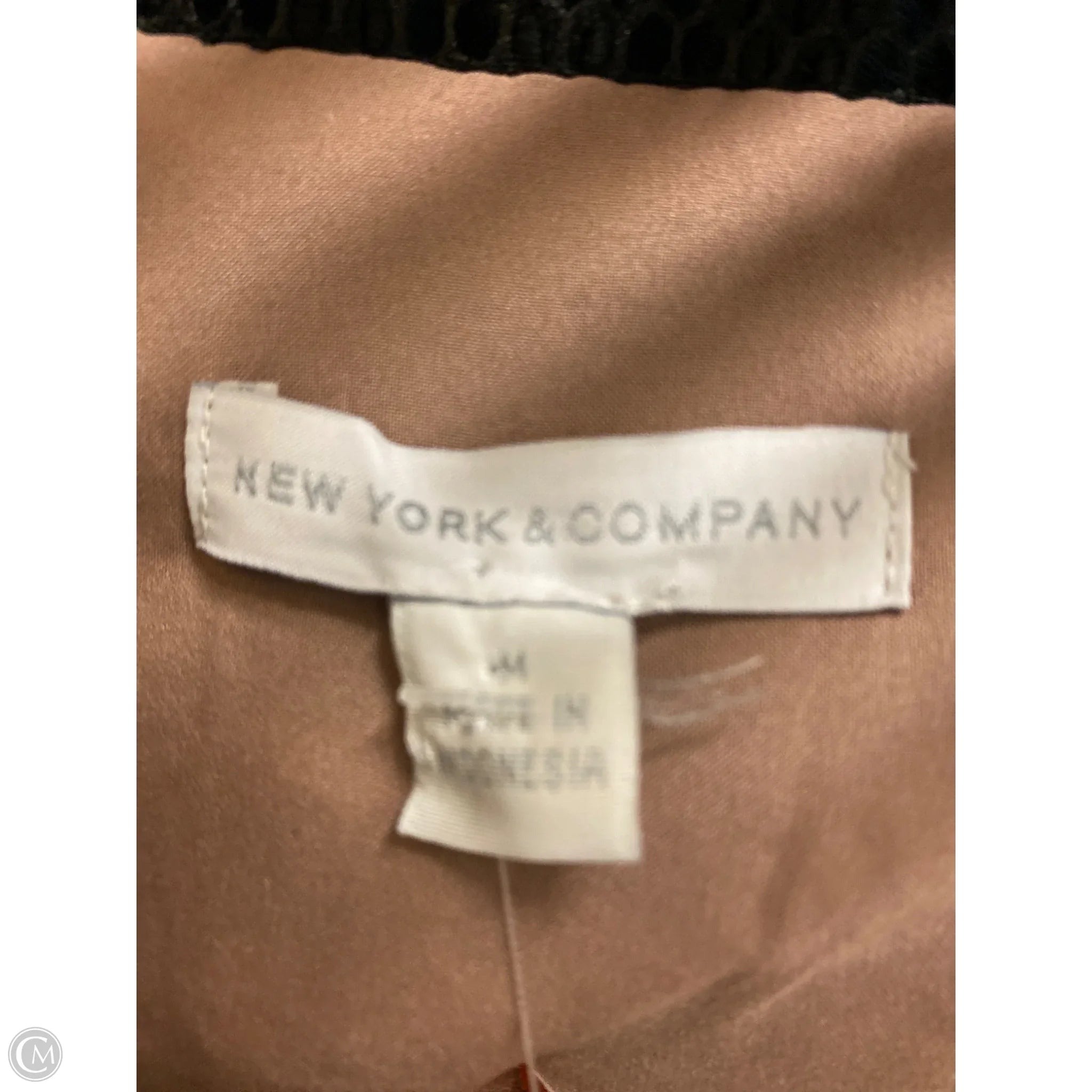 Dress Casual Midi By New York And Co In Black, Size: M