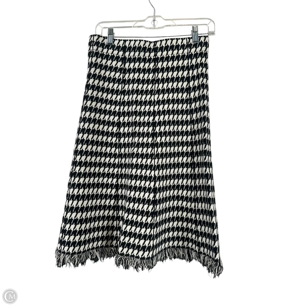 Skirt Maxi By Versona In Black & White, Size: M