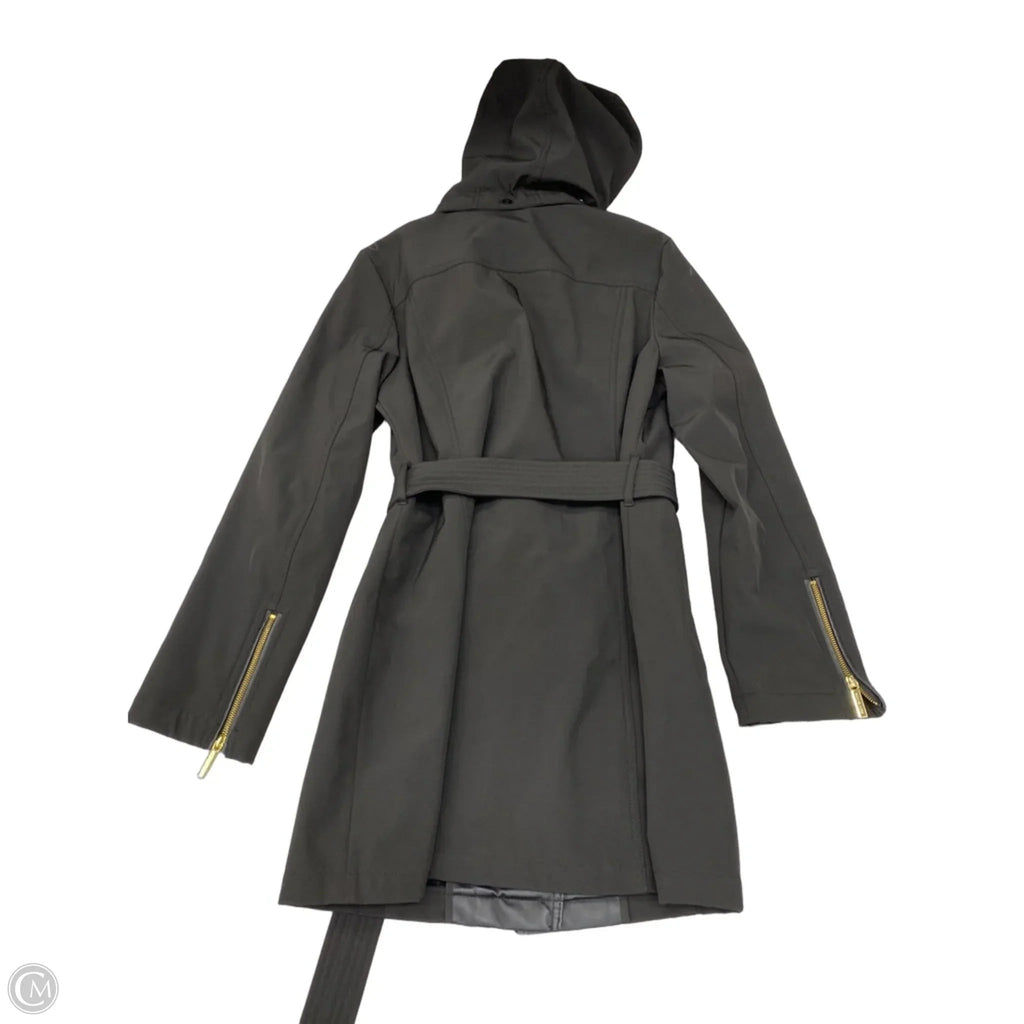 Coat Trench Coat By Michael By Michael Kors In Black, Size: M
