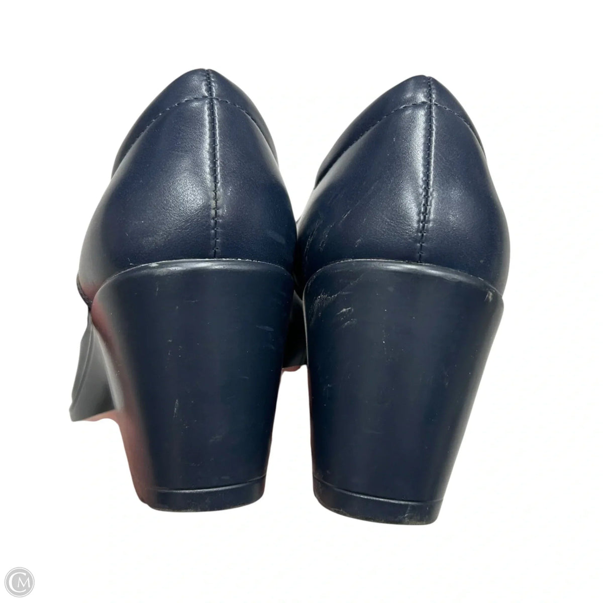 Shoes Heels Block By Dream Pairs In Navy, Size: 7