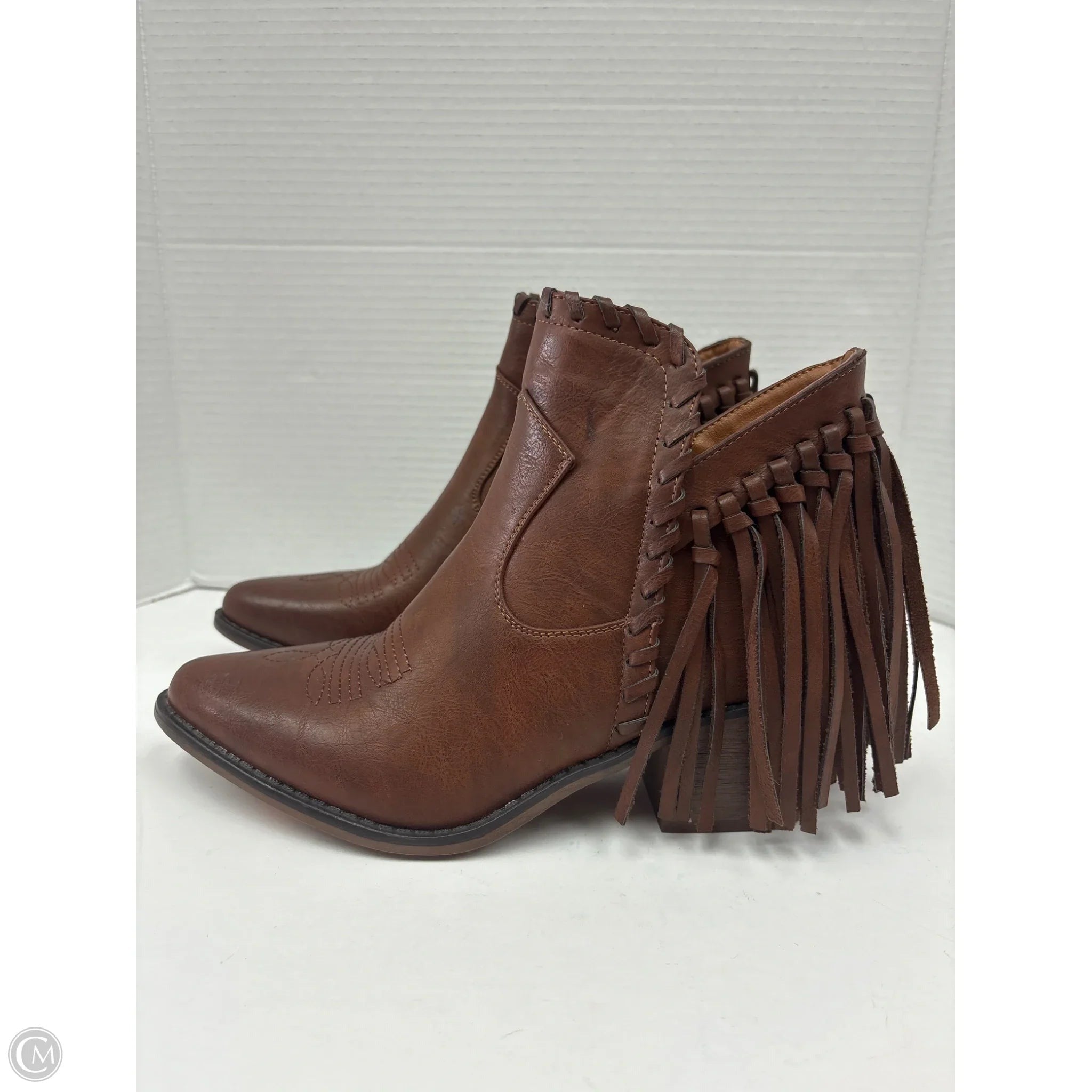 Boots Western By Pierre Dumas In Brown, Size: 9
