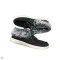 Shoes Flats By Hey Dude In Black & Grey, Size: 6