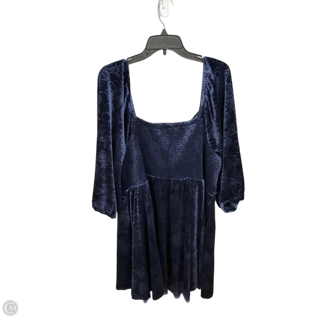 Dress Casual Short By Torrid In Blue, Size: 4x