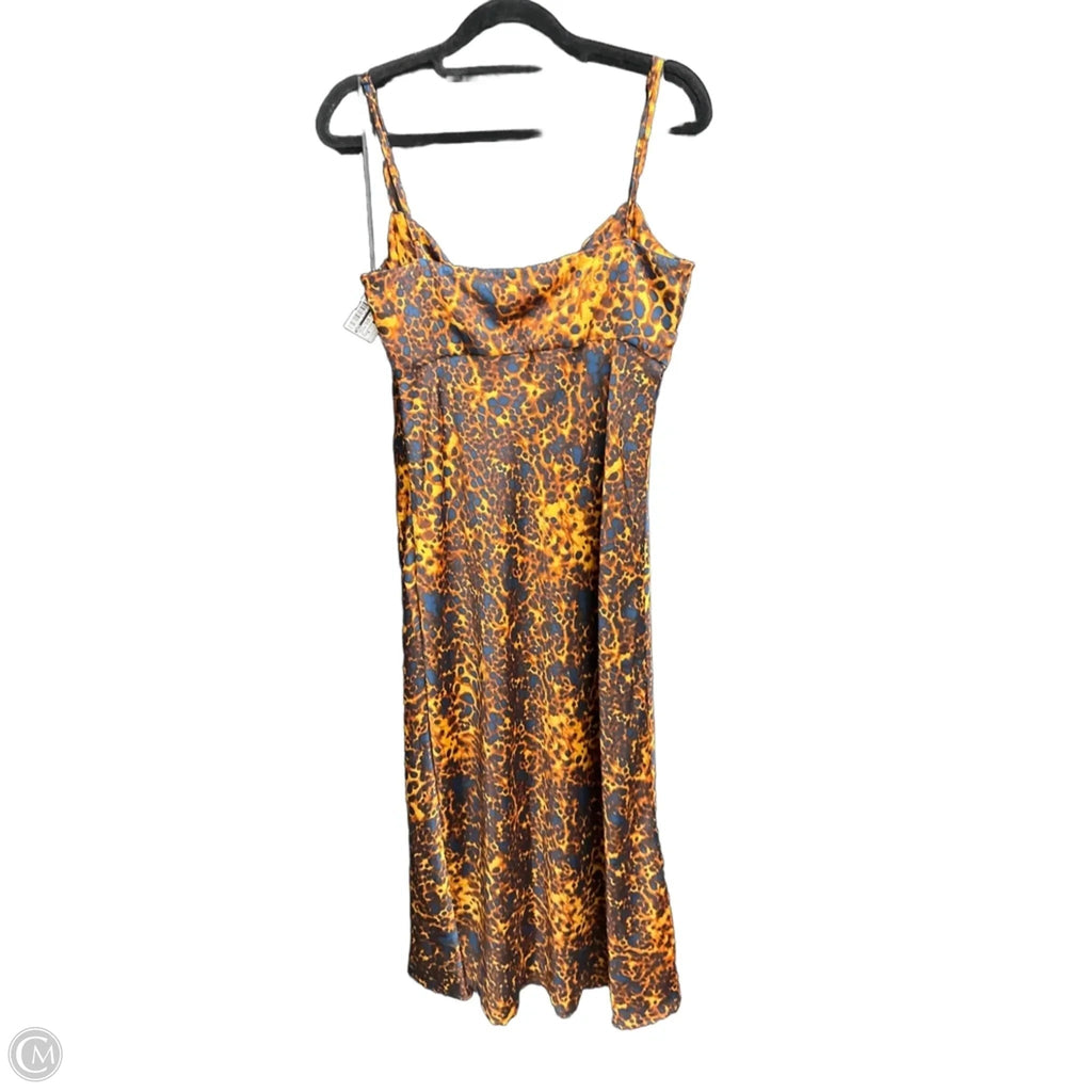 Dress Casual Maxi By Wayf In Leopard Print, Size: M