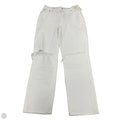Jeans Straight By Abercrombie And Fitch In White, Size: 16