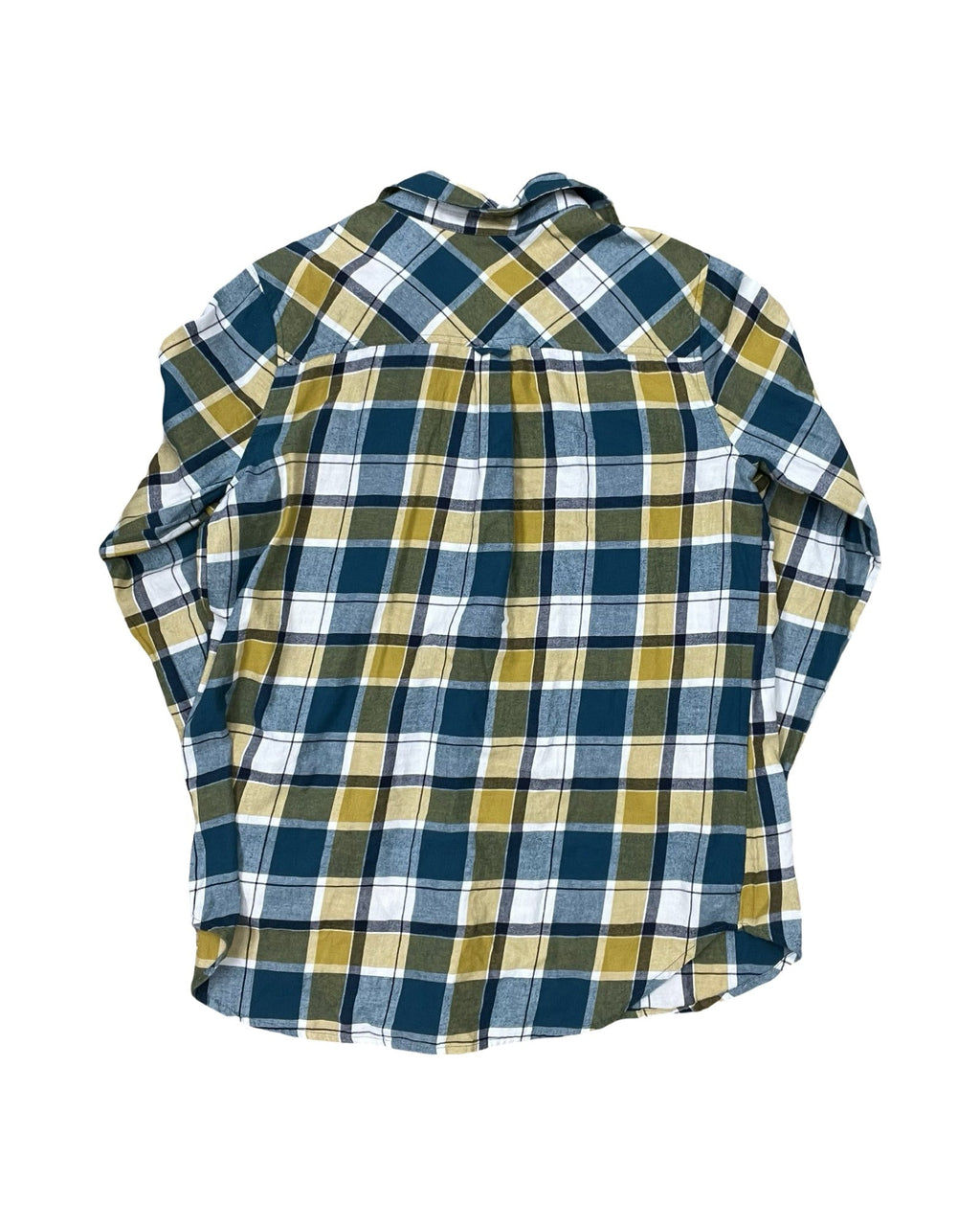 Blouse Ls By Sonoma In Green & Yellow, Size:L