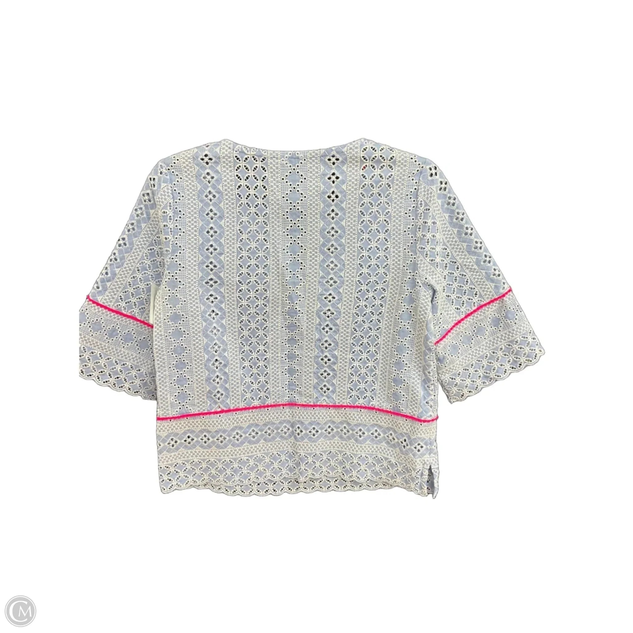 Top 3/4 Sleeve By Vineyard Vines In Blue, Size: Xs