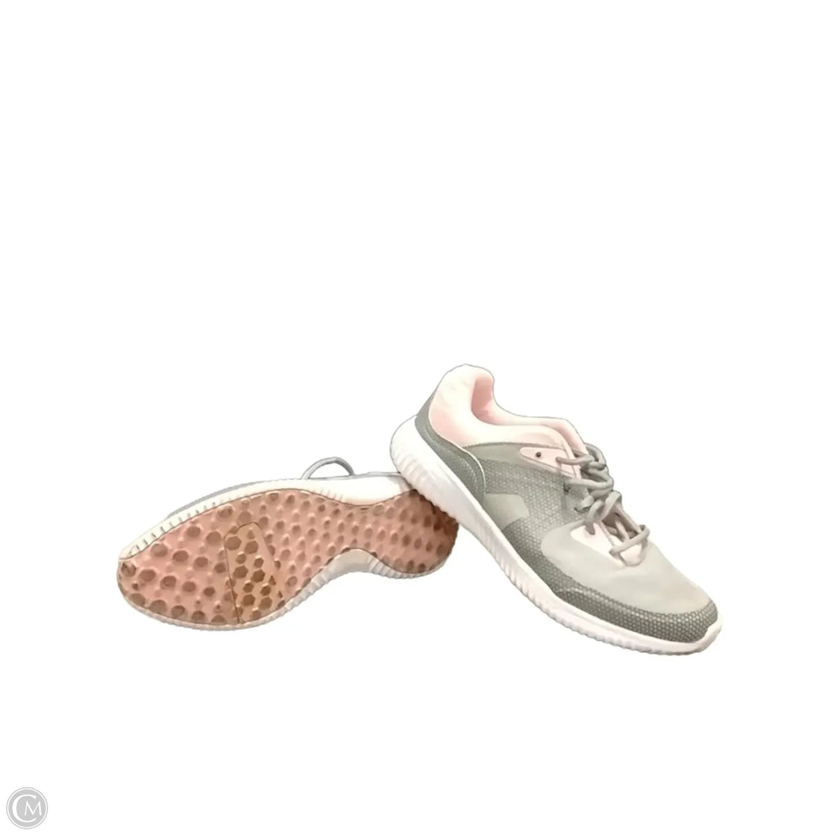 Shoes Athletic By Crane In Grey & Pink, Size: 9