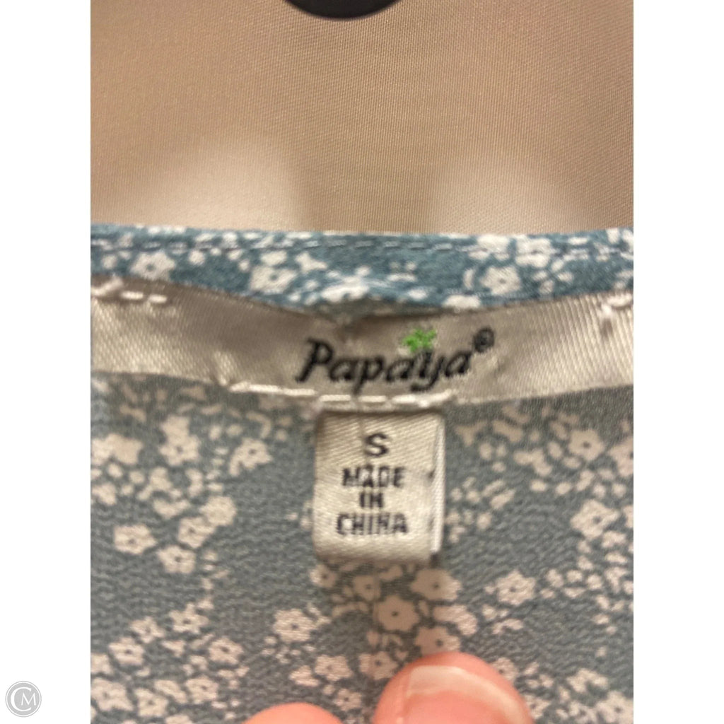 Dress Casual Short By Papaya In Blue, Size: S