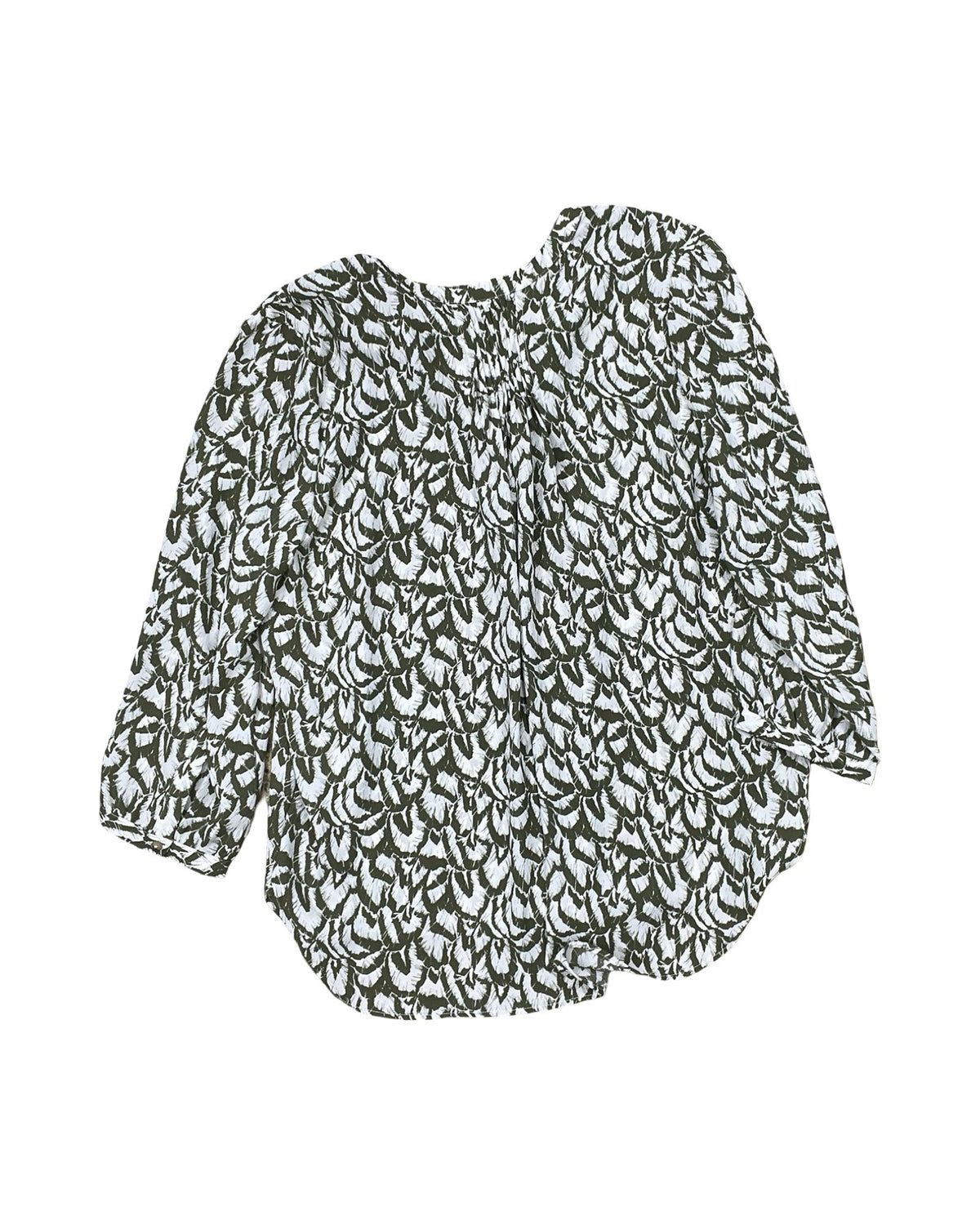Top 3/4 Sleeve By Jachs Girlfirend In Green, Size:M