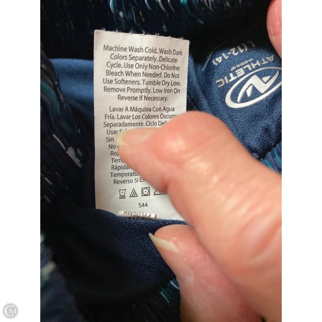 Athletic Shorts By Athletic Works In Blue, Size: L