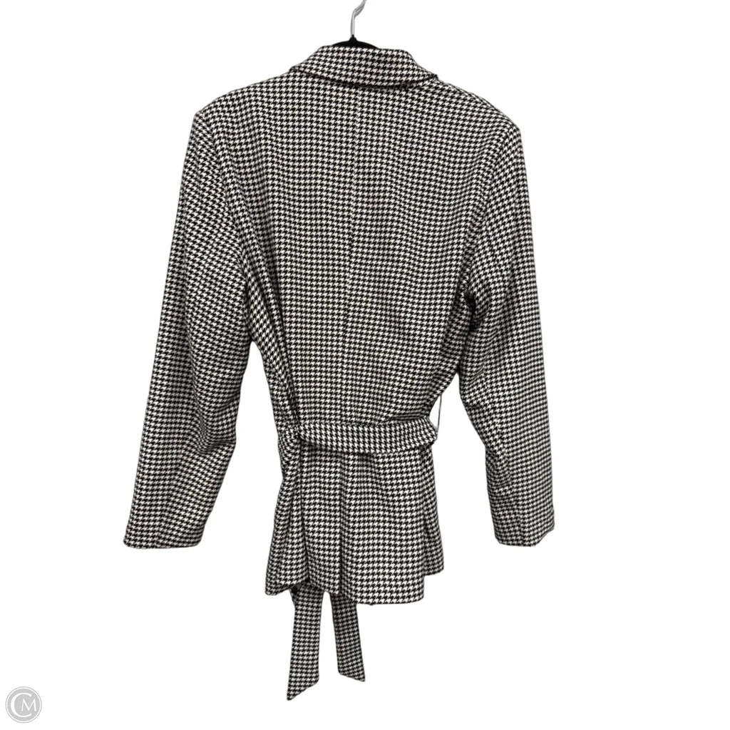 Coat Peacoat By A New Day In Black & White, Size: Xxl