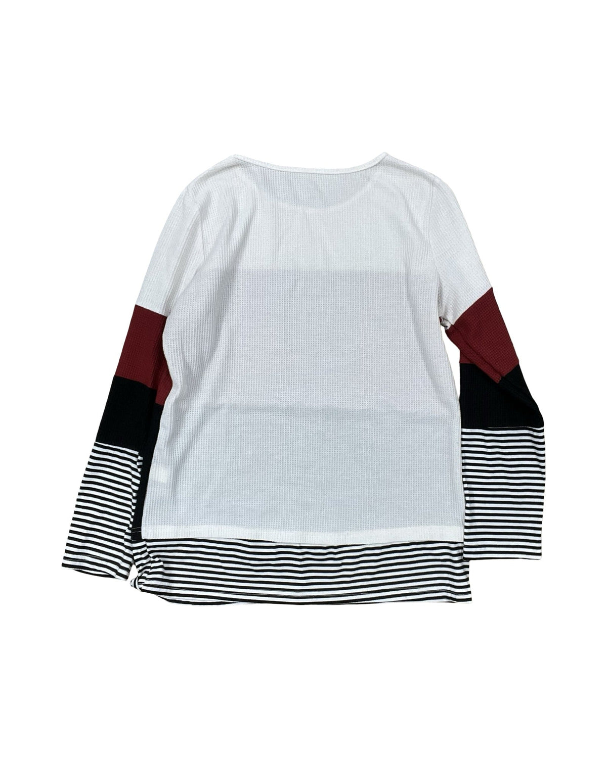Top Ls By Shein In Black & White, Size:L